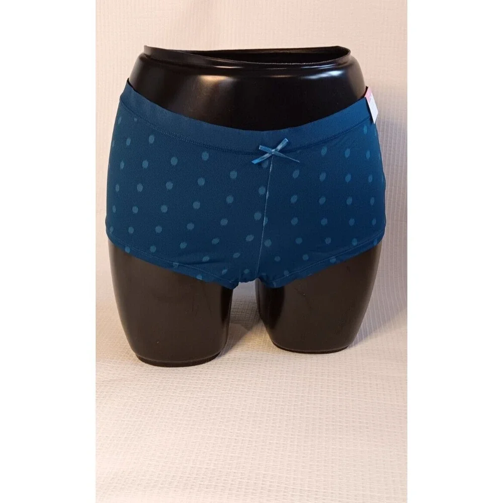 Lane Bryant Cacique No-Show Boyshort Panty Lingerie Polka dots Underwear 14/16‎